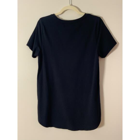Soft Surroundings longer pima cotton Black Tee size medium - Picture 4 of 6